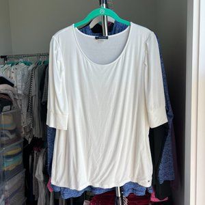 Tommy Hilfiger Puff, Elbow-Length Sleeve Top